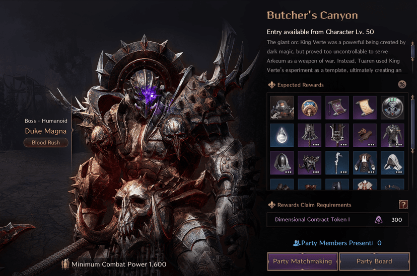 Butcher's Canyon Dungeon Guide
