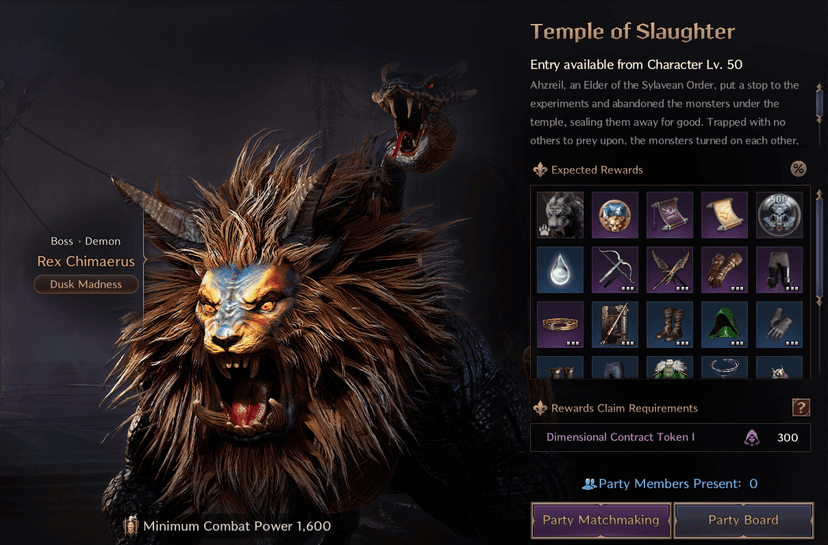 Temple of Slaughter Dungeon Guide